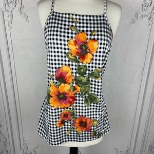 Floral Print Casual Cami Tank Top